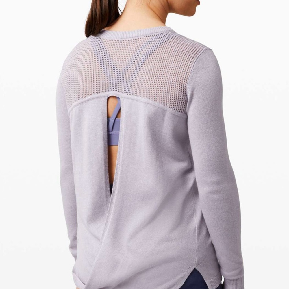 Lululemon Back to Balance long sleeve sweater